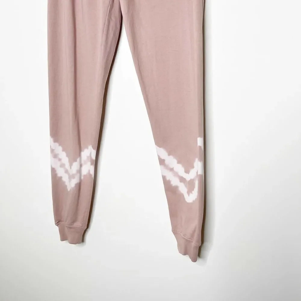IVORY ELLA Pink Tie Dye Joggers